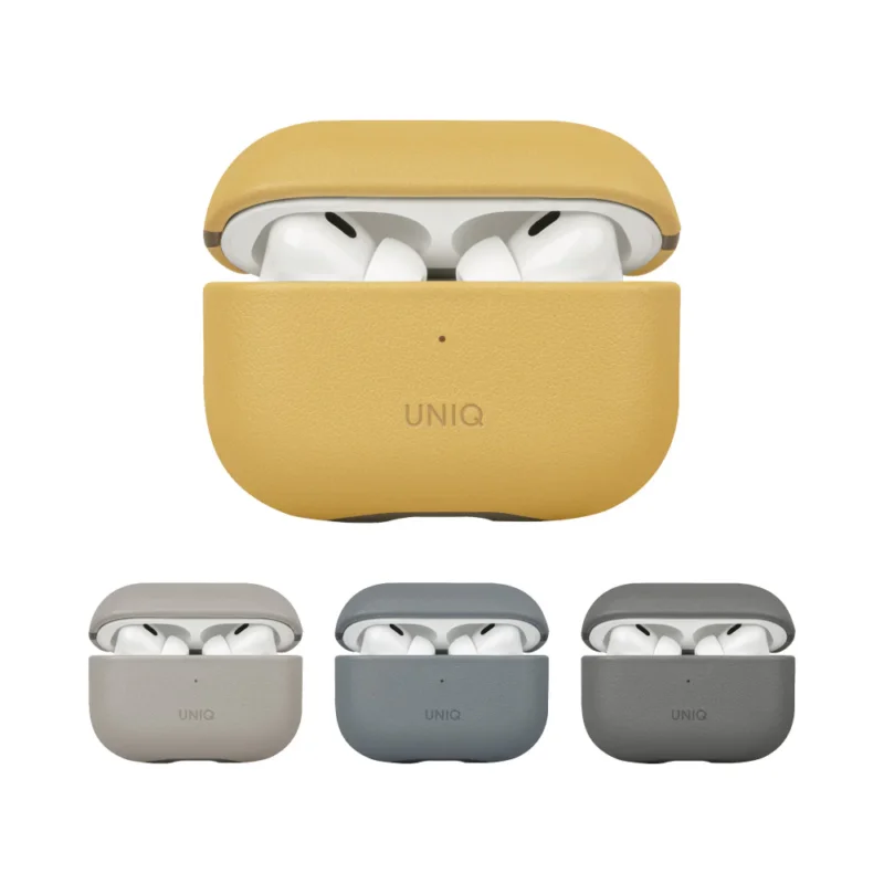【UNIQ】Lyden Ds 耐刮皮革收納保護套 附掛繩 AirPods Pro 第2代 (2022)