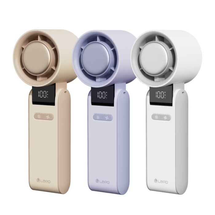 【LaPO】製冷高速可折疊隨身風扇 LF-C01(預購商品6/9陸續出貨)